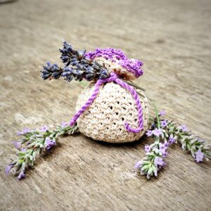 Sacchetto fatto a mano con lavanda