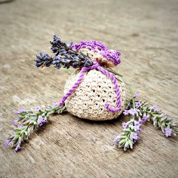 Sacchetto fatto a mano con lavanda
